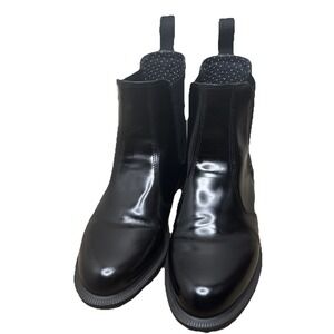Dr. Martens Boots Chelsea Women size 10 Black Leather 90 RETRO  Grunge Goth
